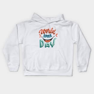 world smile day Kids Hoodie